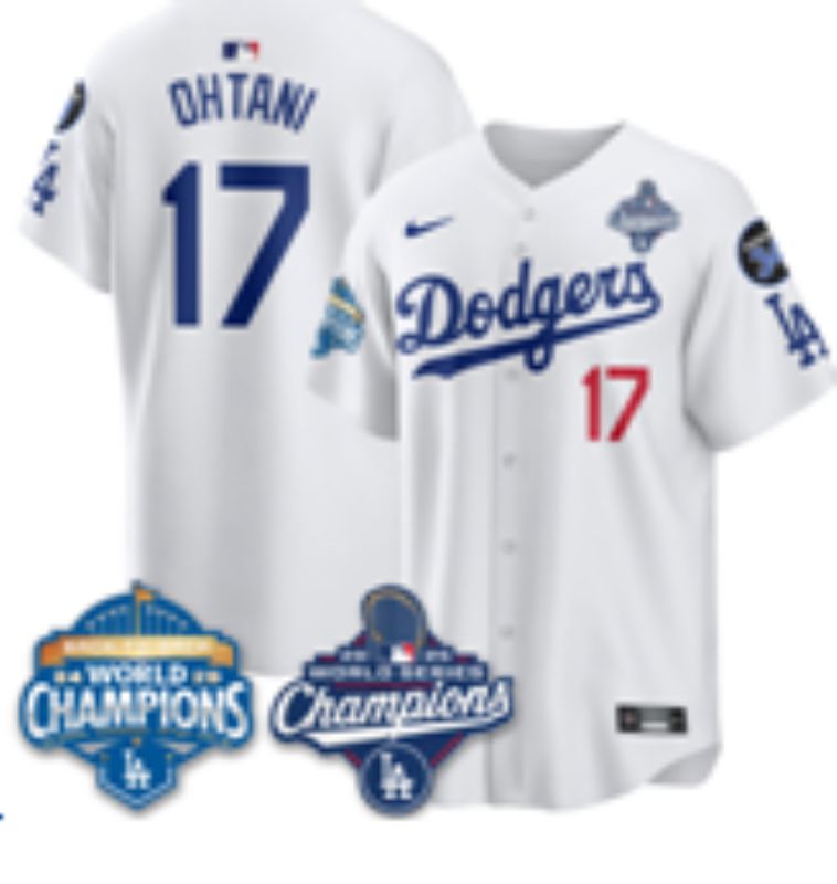Men 2026 Nike Los Angeles Dodgers #17 Ohtani White Game MLB Jersey 012->los angeles dodgers->MLB Jersey